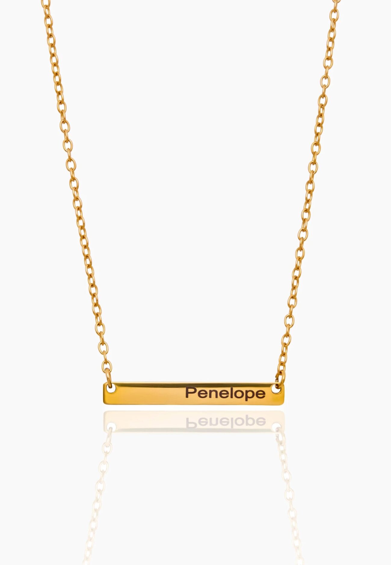 Engravable Bar Necklace