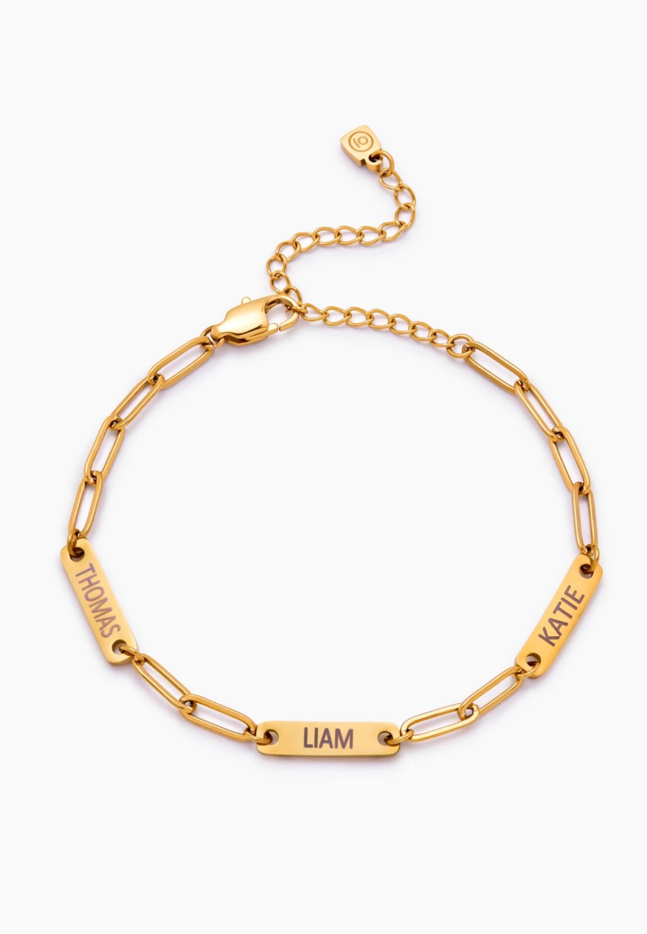 Paperclip Multi-Name Bracelet