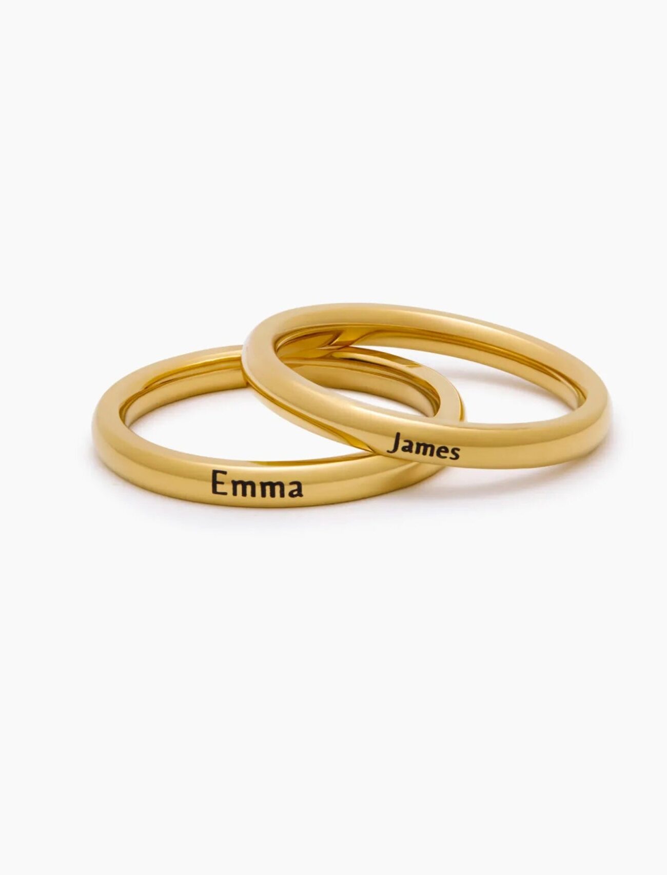 Dainty Stackable Name Ring