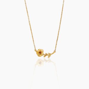 Dainty Birthflower Necklace