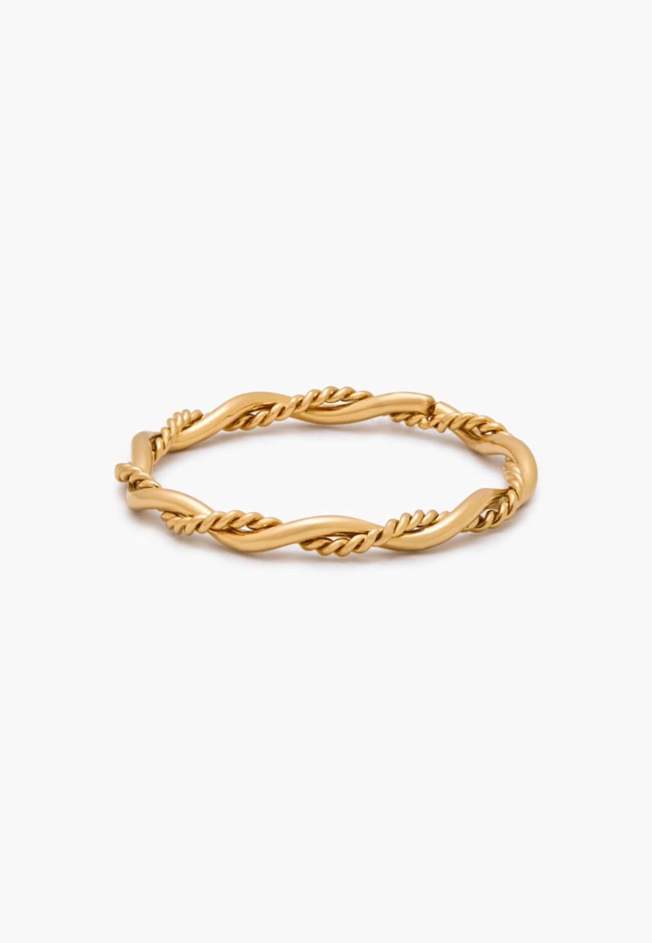Dainty Double Twist Ring