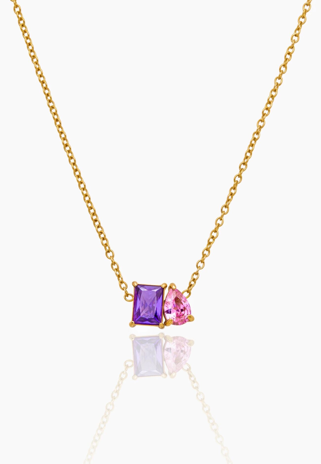 Forever Duo Birthstone Necklace