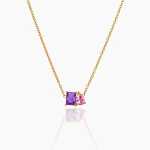 Forever Duo Birthstone Necklace