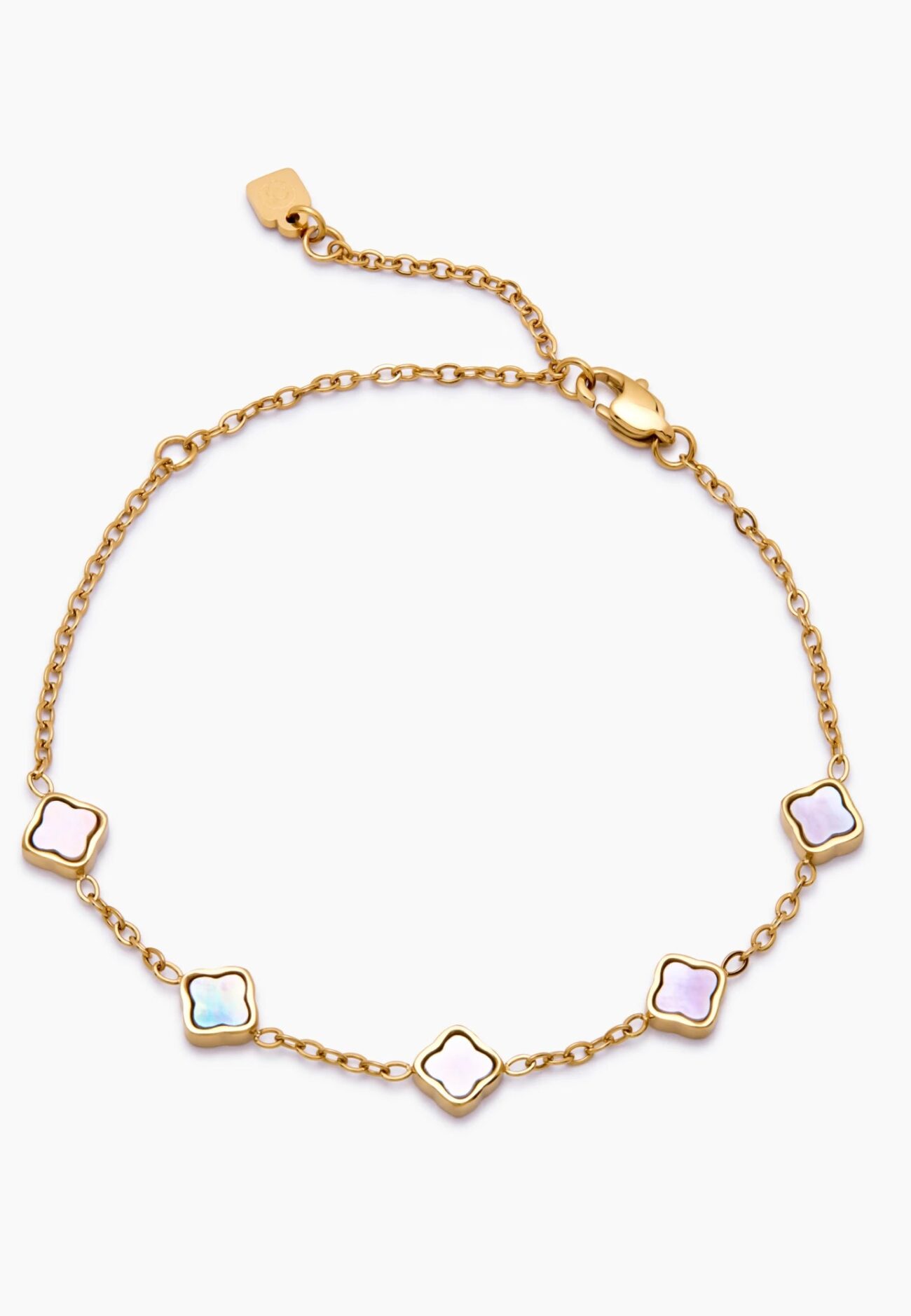 Mini Pearl Clover Bracelet