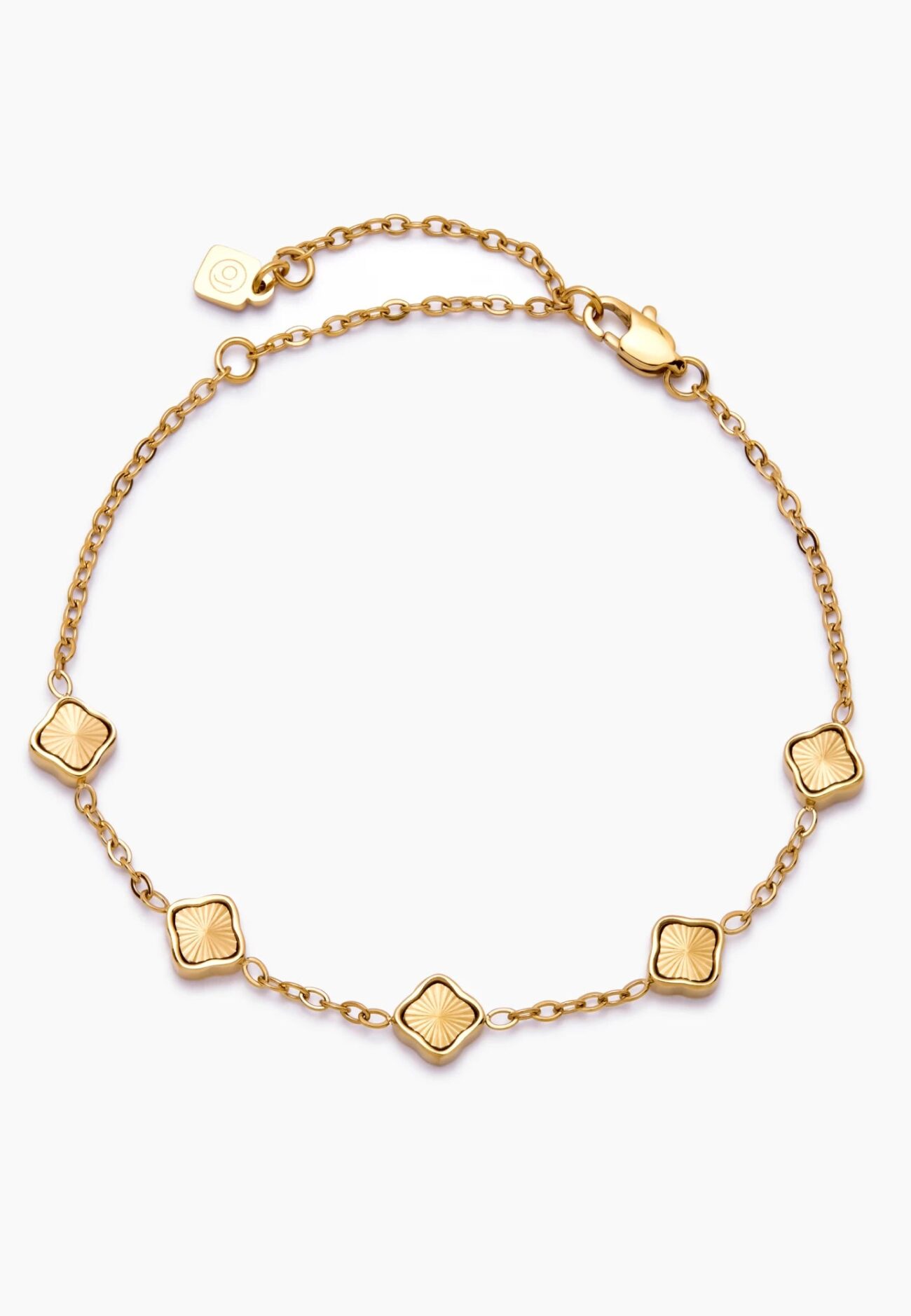 Mini Sunburst Clover Bracelet