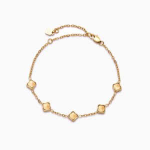 Mini Sunburst Clover Bracelet