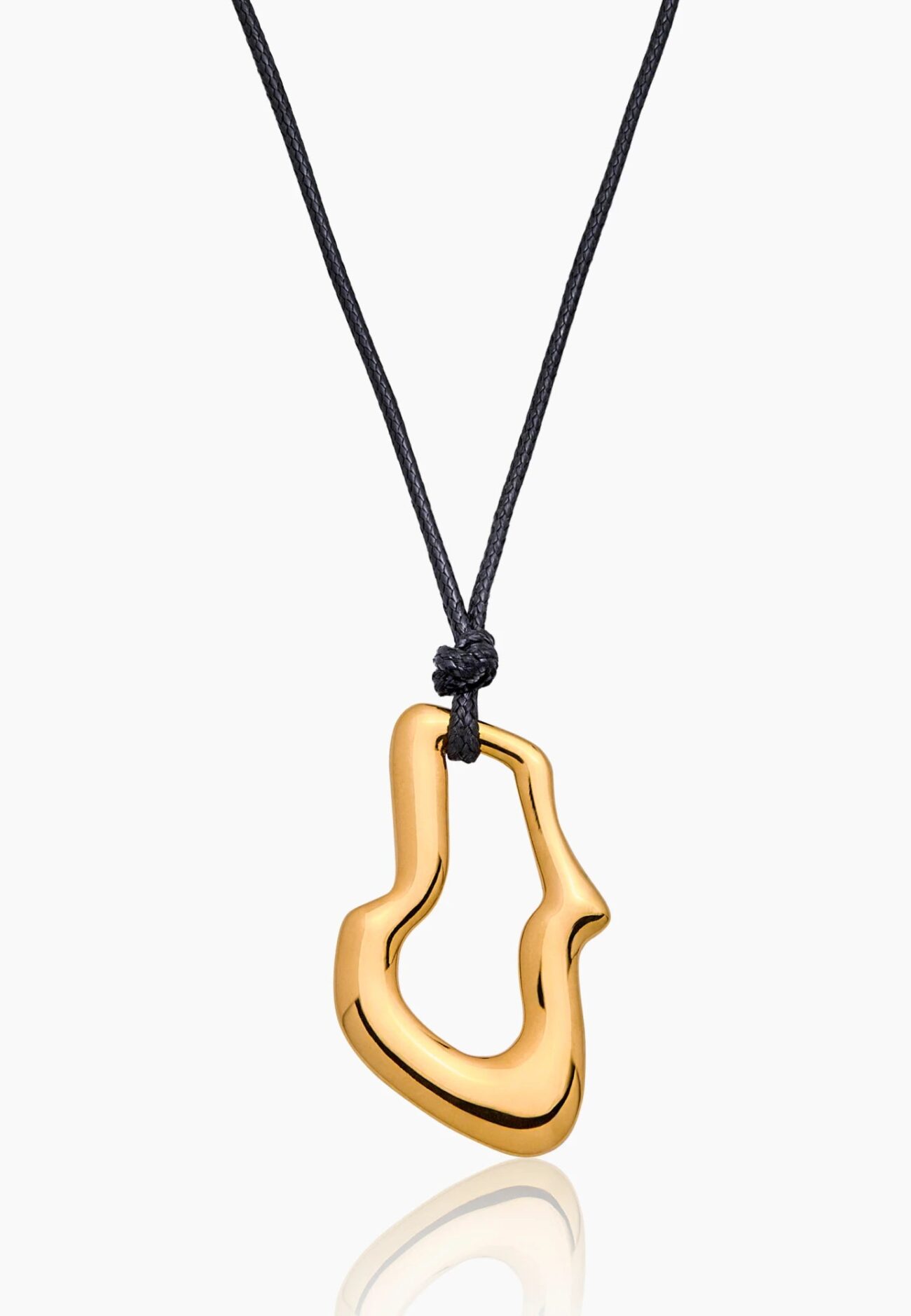 Molten Wave Cord Necklace