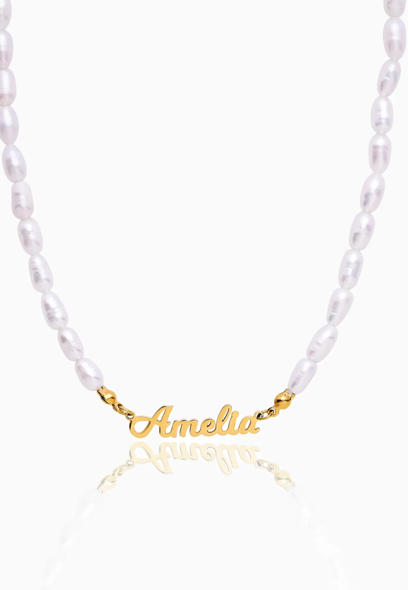 Statement Custom Name Pearl Necklace