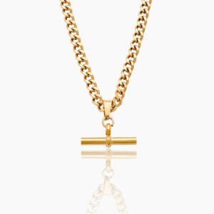 Curb Chain Fob Necklace