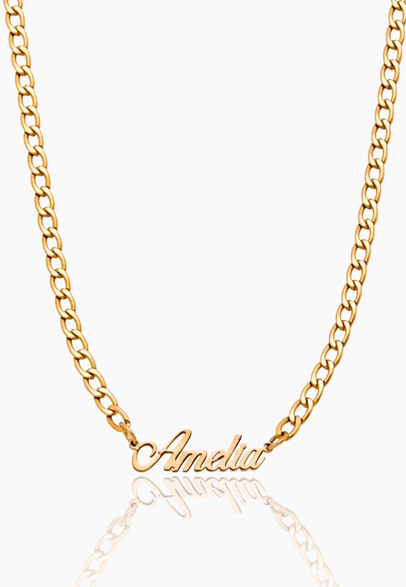 Bold Curb Name Necklace