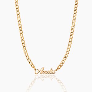 Bold Curb Name Necklace